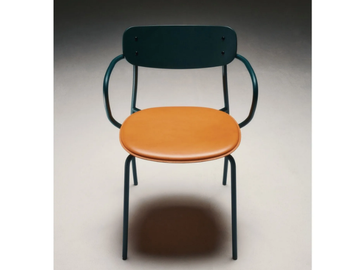 WIND - Stackable chair with armrests by La Manufacture - view 2